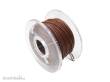 Schönwitz 50943 - 10 Meter Spule Mikrokabel Litze flexibel FEP 0,014mm² braun