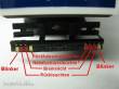 Schönwitz 50994 - Rückleuchtenträger H0 gemeinsame Kathode mit LEDs für Car System
