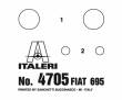Italeri 510004705 - 1:12 FIAT Abarth 695 SS/ Assetto Corsa
