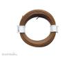 Schönwitz 51002 - 10 Meter Ring Miniaturkabel Litze LIFY 0,05mm² braun