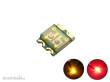 Schönwitz 51129 - 4 Stück DUO Bi-Color LED SMD 0605 gelb / rot mit Kupferlackdraht und gemeinsamer Anode