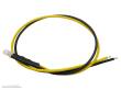 Schönwitz 51206 - 10 Stück LED 3mm klar mit Anschlusskabel und Widerstand gelb
