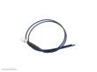 Schönwitz 51238 - 10 Stück LED 5mm klar mit Anschlusskabel und Widerstand blau