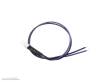 Schönwitz 51241 - 10 Stück LED 5mm klar mit Anschlusskabel und Widerstand violett UV