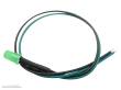 Schönwitz 51244 - 10 Stück LED 5mm eingefärbt mit Anschlusskabel und Widerstand grün diffus