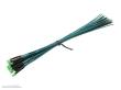 Schönwitz 51249 - 10 Stück LED 3mm eingefärbt mit Anschlusskabel und Widerstand grün diffus
