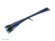 Schönwitz 51250 - 10 Stück LED 3mm eingefärbt mit Anschlusskabel und Widerstand blau diffus