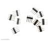 Schönwitz 51261 - 10 Stück Micro Stecker 4 polig Stiftleiste Steckverbinder RM 2.54