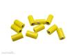 Schönwitz 51401 - 10 Stück Querlochstecker Buchse Kupplung Muffe 2,6mm gelb