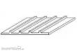 Evergreen 514150 - Strukturplatte, 300x600x1,0 mm, Raster 3,70 mm, 1 Stück