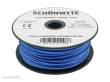 Schönwitz 51498 - 50 Meter Miniaturkabel Litze LIY 0,50mm² blau