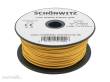 Schönwitz 51500 - 50 Meter Miniaturkabel Litze LIY 0,50mm² gelb