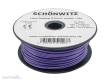 Schönwitz 51503 - 50 Meter Miniaturkabel Litze LIY 0,50mm² lila / violett