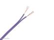 Schönwitz 51524 - 10m LIYZ Doppellitze Zwillingslitze 2x 0,14mm² lila / violett