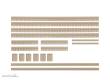 Peco 516 - Bahnhofsmarkierungen und Anschlagtafeln