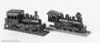 Glencoe Models 523603 - 1/120 Lokomotiven General und Porter Switcher