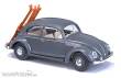 Busch 52965 - VW Käfer Ovalfenster mit Skiträger