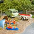 Busch 53213 - Trabant P601 Kombi mit Bootsanhänger
