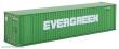 Walthers 533403 - 40-HC Container EVERGREN
