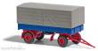 Busch 53350 - IFA HL 80, mit Plane Blau/Rot