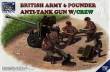 Riich Models RV35042 - British Army 6 Pounder Infantry Anti-tank Gun w/Crews (4 figures) in 1:35