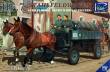 Riich Models RV35043 - German Hf.7 Horse drawn Steel field wage w/2Horses &2 Figures in 1:35