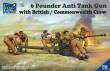 Riich Models RV35044 - 6 Pounder Anti Tank Gun with British Commonwealth Crew in 1:35