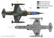 KINETIC K48083 - F-104G German Air Force and Marine in 1:48