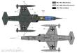 KINETIC K48083 - F-104G German Air Force and Marine in 1:48