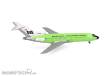 Herpa 537988 - Braniff International Boeing 727-100 - solid lime green