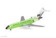 Herpa 537988 - Braniff International Boeing 727-100 - solid lime green