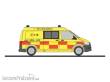 Rietze 53814 - Volkswagen T6 Rettungsdienst Städte Region Aachen, 1:87