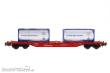 B-Models 54.121 - Sgns + Tankcontainer, DB Cargo - United Transport Containerwagen