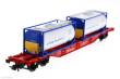B-Models 54.121 - Sgns + Tankcontainer, DB Cargo - United Transport Containerwagen