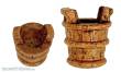 ModelExpo 540354 - Holzeimer, 8 mm, 4 Stück
