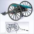 ModelExpo 544203 - 1/16 Feldgeschütz Napoleon und Wagen