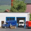 Busch 54501 - Ford Transit 2014 »Facelift« Kastenwagen, Blau