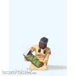 Preiser 54616 - 1:25 Indianersquaw, kniend