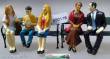 Prehm-Miniaturen 550118 - Sitzende Reisende 5 Figuren Set 3