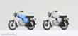 Kres 55045130 - Komplettmodelle 2x Simson S51B + S50, blau und grau