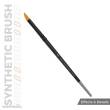 AK Interactive AKB012 - AK SYNTHETIC BRUSH - DAGGER L