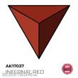 AK Interactive AK17037 - INFERNAL RED 18 ml - QUICK GEN