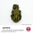AK Interactive AK17074 - US OLIVE UNIFORM 18 ml - QUICK GEN
