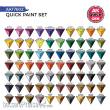 AK Interactive AK17602 - QUICK PAINT SET - 72 QUICK GEN COLORS (+2 MEDIUM 18ML +2 FREE BRUSHES)