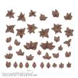 AK Interactive AKBIT0004 - FOREST LEAVES - BASING BITS 35 pieces