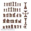 AK Interactive AKBIT0008 - CANDLES - BASING BITS 73 pieces