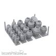 AK Interactive AKBIT0011 - WOOD BARRELS - BASING BITS 32 pieces