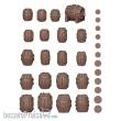 AK Interactive AKBIT0011 - WOOD BARRELS - BASING BITS 32 pieces