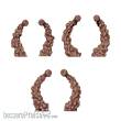 AK Interactive AKBIT0016 - JUMP-PACK TRAIL FX - BASING BITS 6 pieces