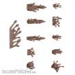 AK Interactive AKBIT0020 - BLOOD FX - BASING BITS 54 pieces